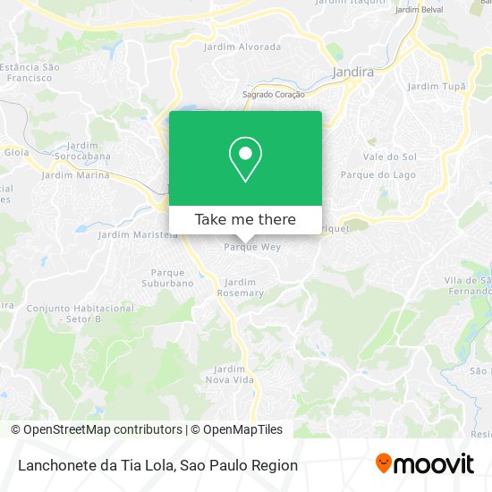 Lanchonete da Tia Lola map