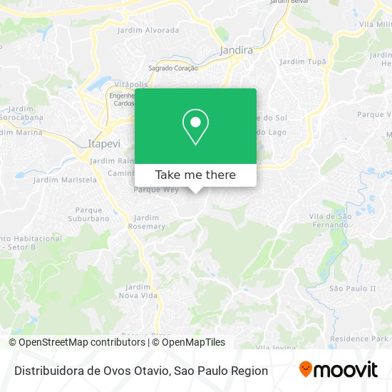 Distribuidora de Ovos Otavio map