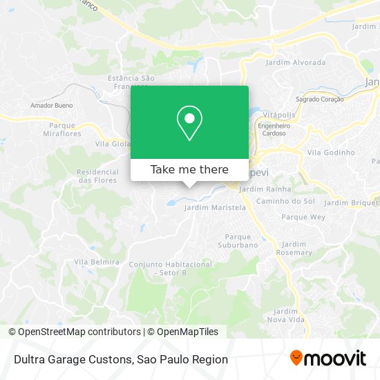 Mapa Dultra Garage Custons