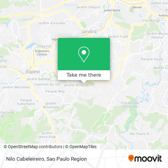 Mapa Nilo Cabeleireiro