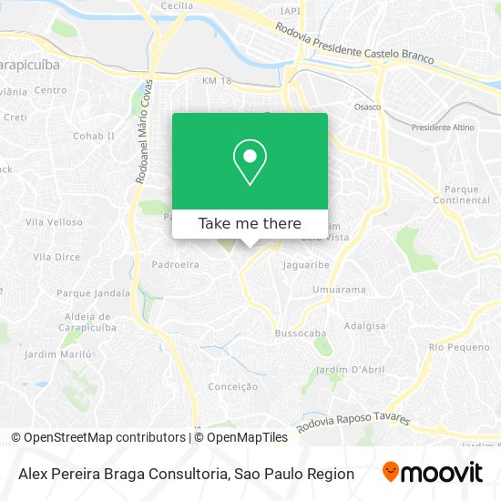 Alex Pereira Braga Consultoria map