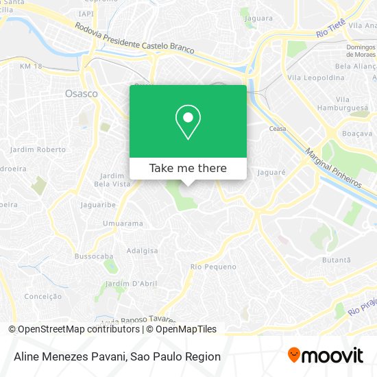 Mapa Aline Menezes Pavani