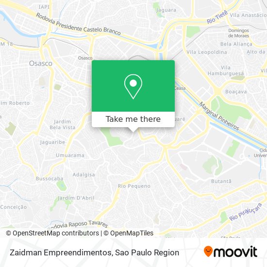 Mapa Zaidman Empreendimentos