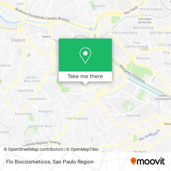 Flo Biocosmeticos map