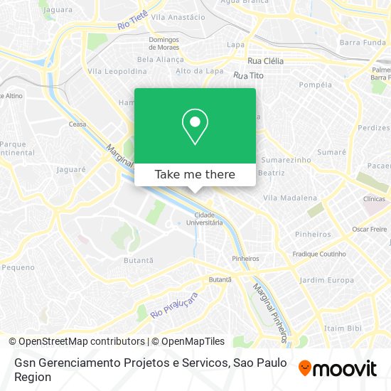 Mapa Gsn Gerenciamento Projetos e Servicos