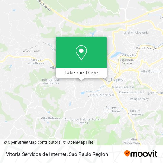 Vitoria Servicos de Internet map