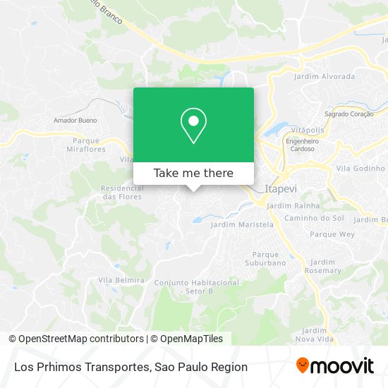 Los Prhimos Transportes map
