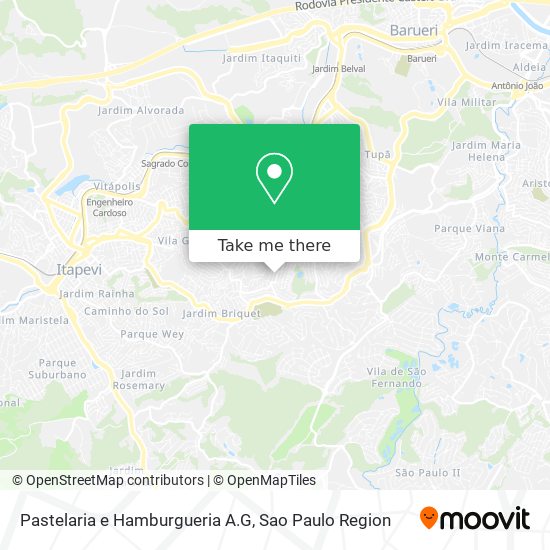 Pastelaria e Hamburgueria A.G map