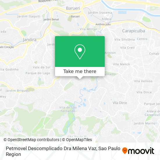 Petmovel Descomplicado Dra Milena Vaz map
