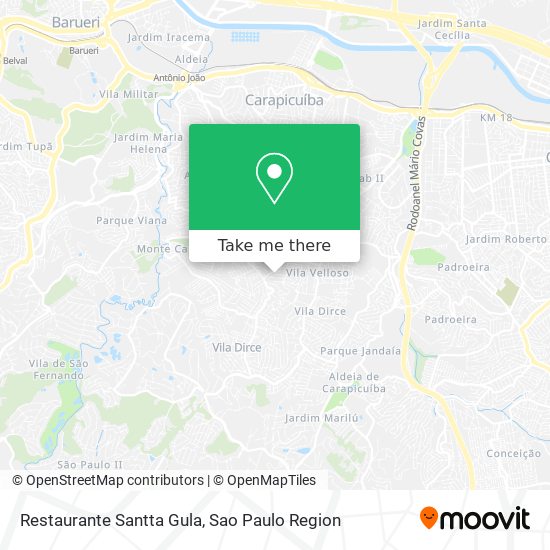 Restaurante Santta Gula map