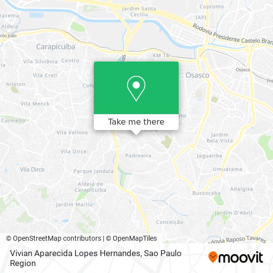 Vivian Aparecida Lopes Hernandes map