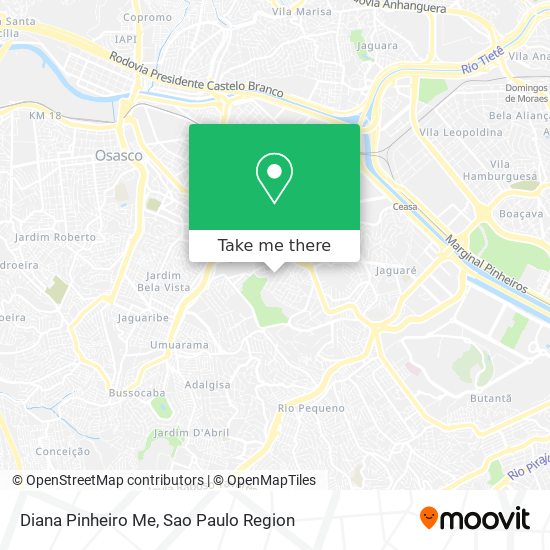 Diana Pinheiro Me map