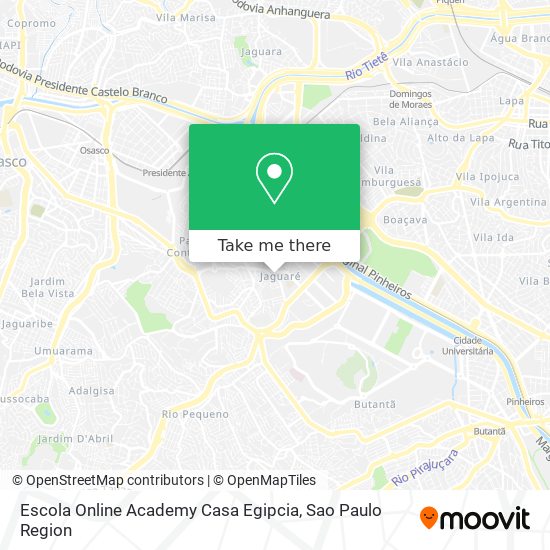 Escola Online Academy Casa Egipcia map