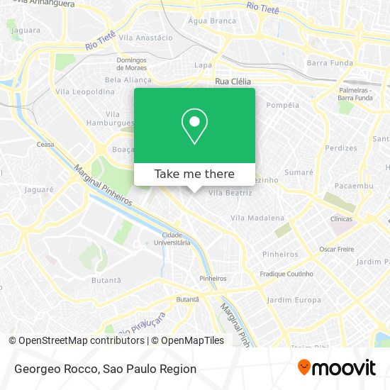 Mapa Georgeo Rocco