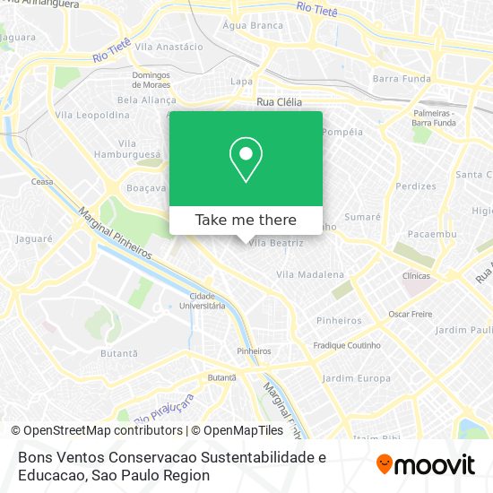 Bons Ventos Conservacao Sustentabilidade e Educacao map