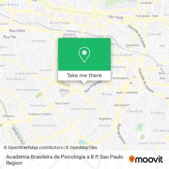 Academia Brasileira de Psicologia a B P map