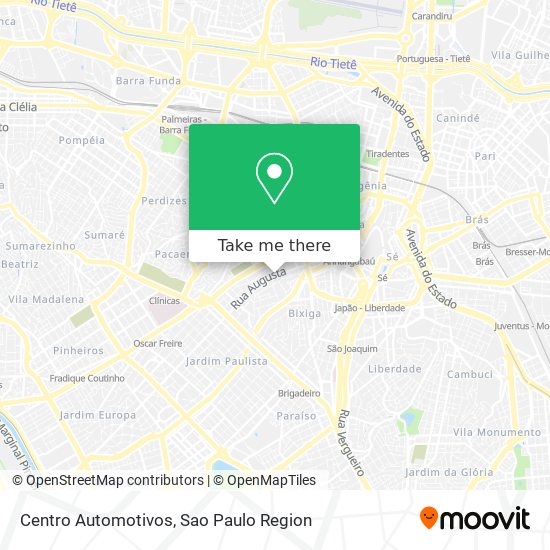 Mapa Centro Automotivos