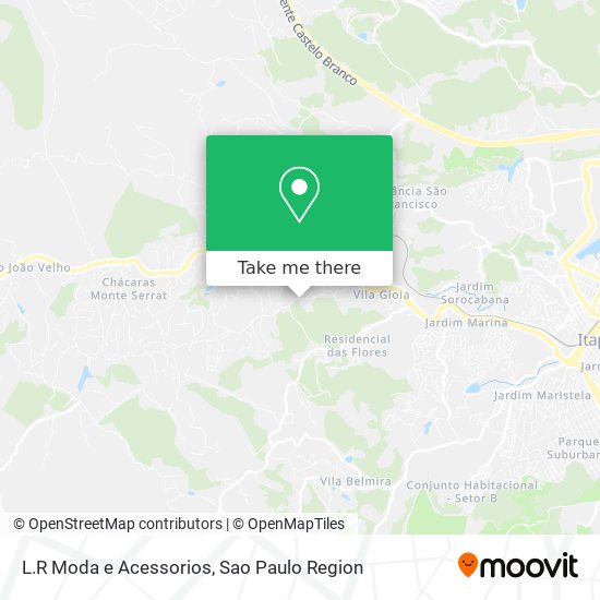 L.R Moda e Acessorios map