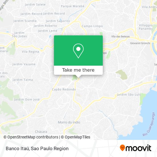 Mapa Banco Itaú