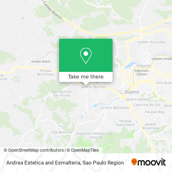 Andrea Estetica and Esmalteria map
