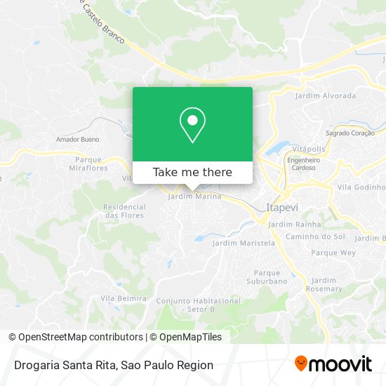 Mapa Drogaria Santa Rita