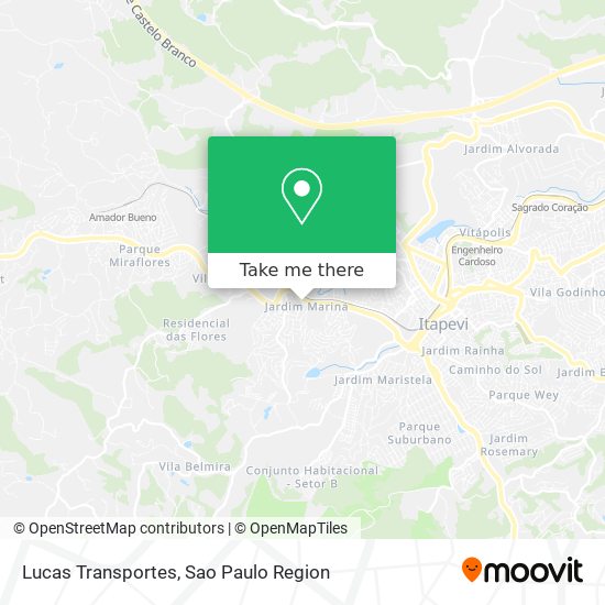 Mapa Lucas Transportes