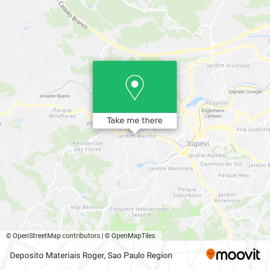 Deposito Materiais Roger map