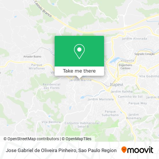 Mapa Jose Gabriel de Oliveira Pinheiro