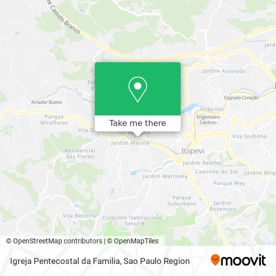 Mapa Igreja Pentecostal da Familia