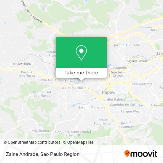 Zaine Andrade map