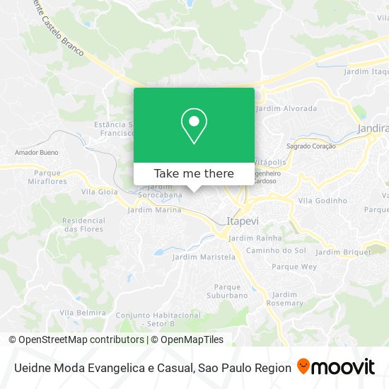 Ueidne Moda Evangelica e Casual map