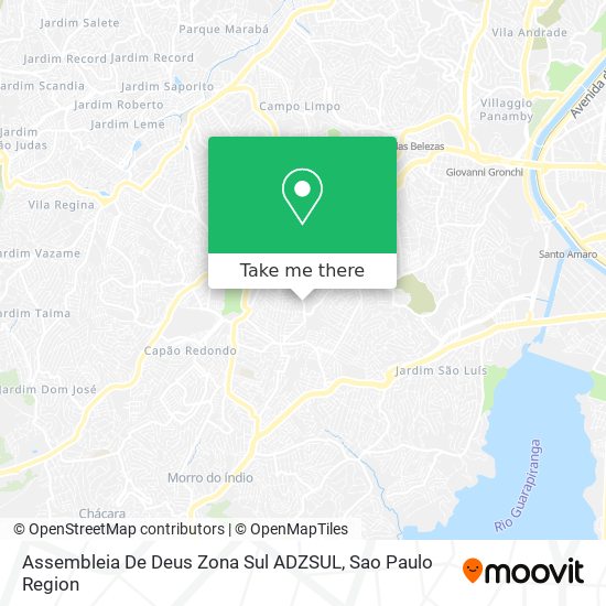 Assembleia De Deus Zona Sul ADZSUL map