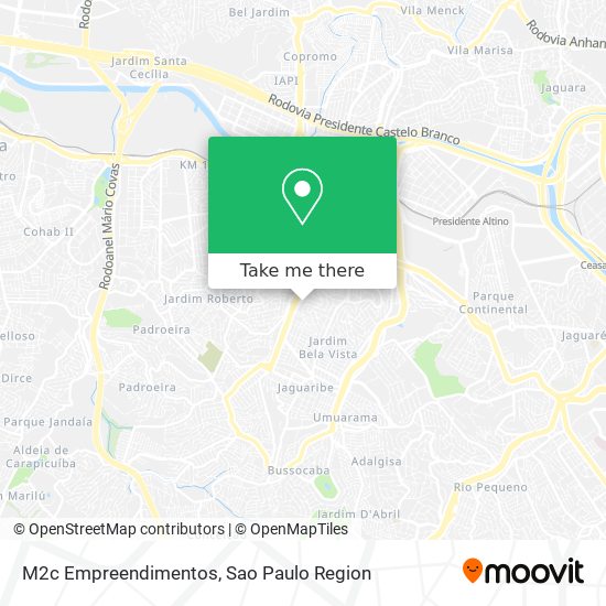 Mapa M2c Empreendimentos