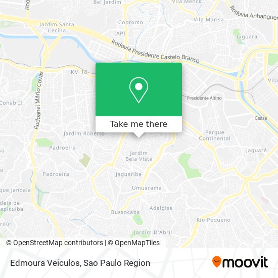 Edmoura Veiculos map