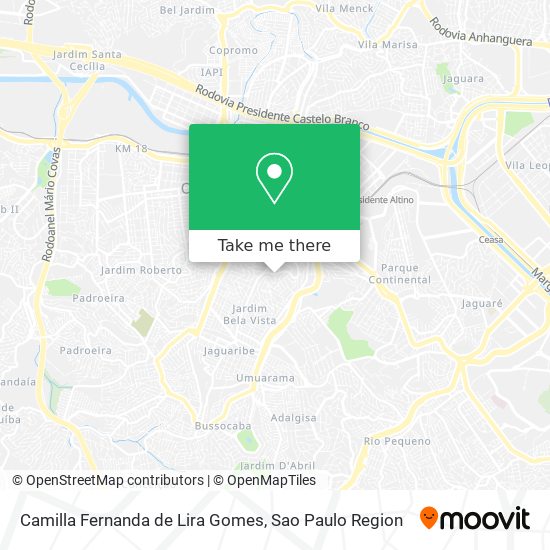 Camilla Fernanda de Lira Gomes map