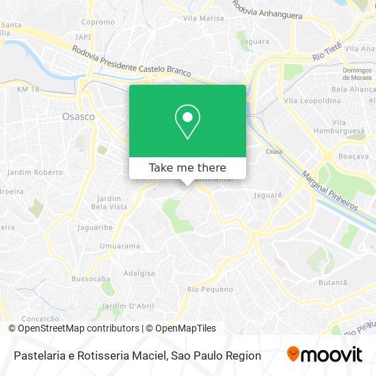 Pastelaria e Rotisseria Maciel map