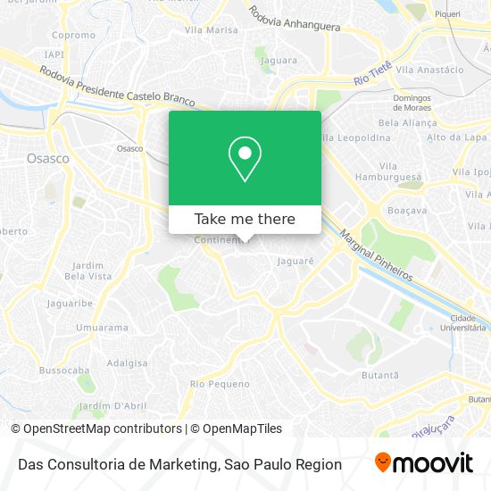 Das Consultoria de Marketing map