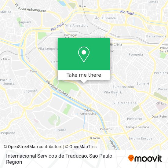 Mapa Internacional Servicos de Traducao