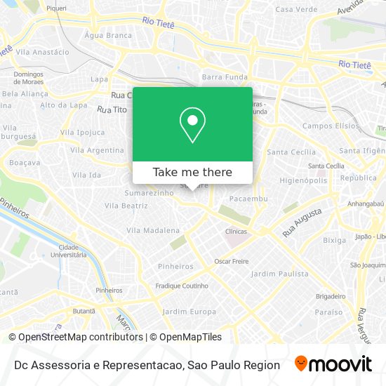 Dc Assessoria e Representacao map