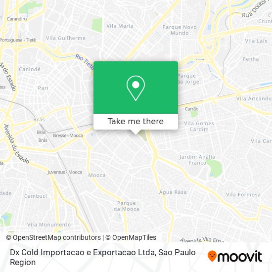 Dx Cold Importacao e Exportacao Ltda map