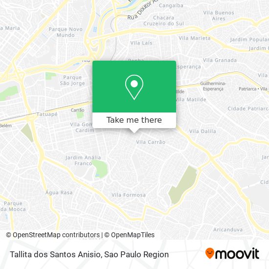 Tallita dos Santos Anisio map