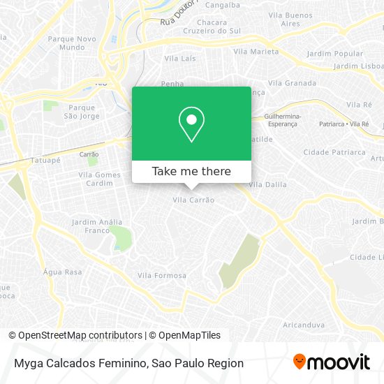 Myga Calcados Feminino map