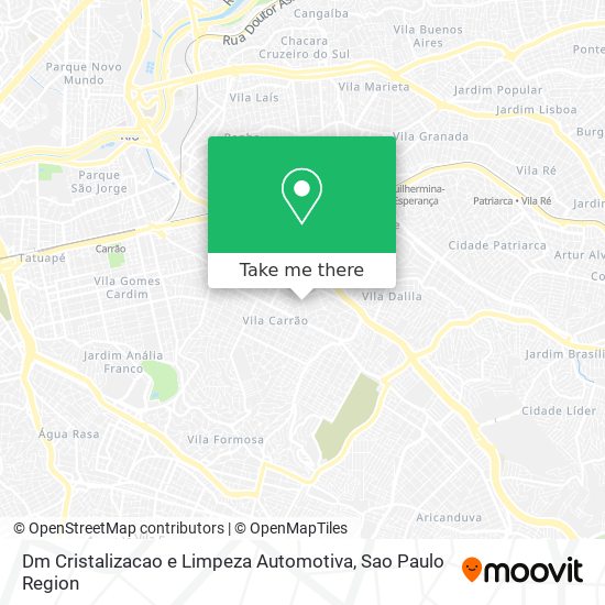 Mapa Dm Cristalizacao e Limpeza Automotiva