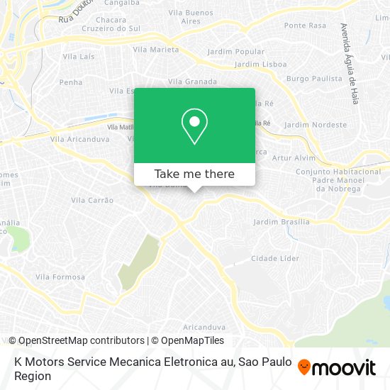 Mapa K Motors Service Mecanica Eletronica au