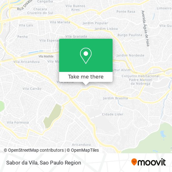 Sabor da Vila map