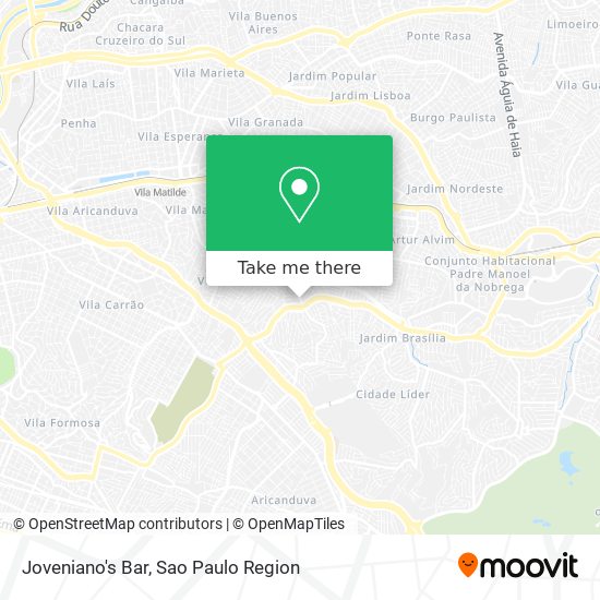 Joveniano's Bar map