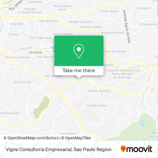 Mapa Vigne Consultoria Empresarial