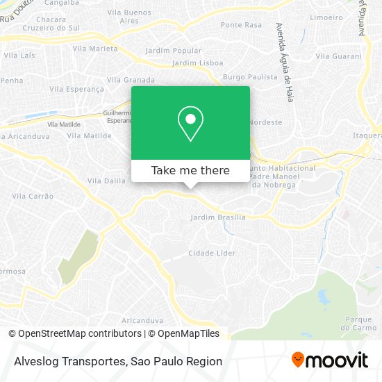 Mapa Alveslog Transportes