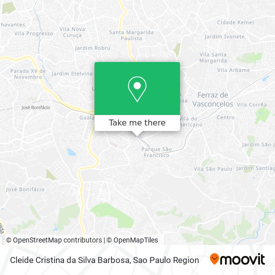 Cleide Cristina da Silva Barbosa map