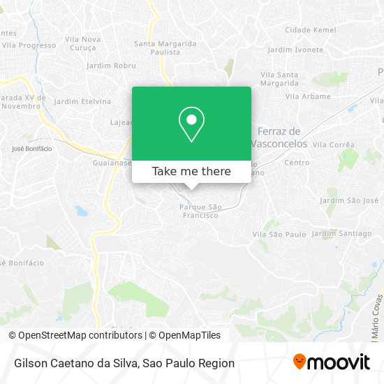 Mapa Gilson Caetano da Silva